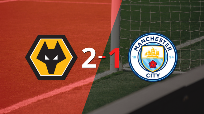 Victoria de Wolverhampton sobre Manchester City por 2-1
