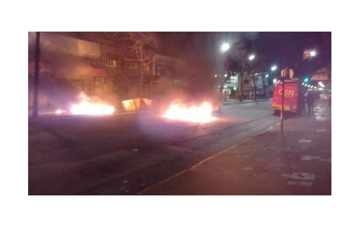 Reprimieron a manifestantes en desalojo en San Isidro