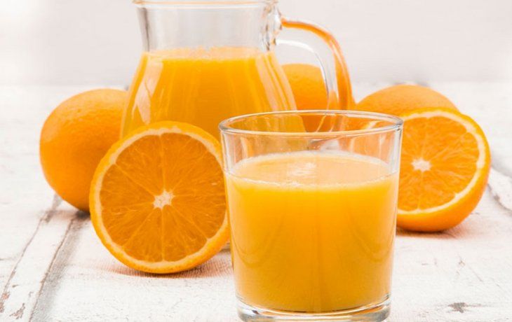 El jugo de nranaja y su aporte nutricional.