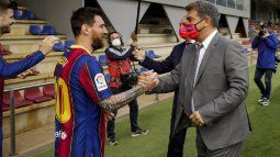 the president of barcelona assured that they will do everything possible for messi to return
