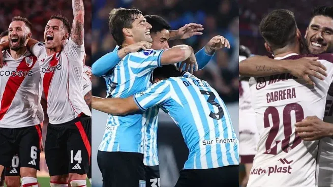 Los equipos argentinos, en instancias decisivas de las Copas.