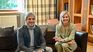 Luis Caputo se reunió con la reina Máxima en Bariloche.