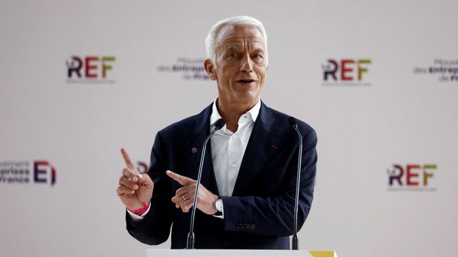 Patrick Martin, presidente del Movimiento de Empresas de Francia.