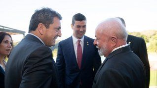 Sergio Massa junto a Lula Da Silva.