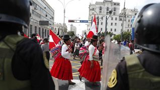 Manifestaciones en Perú