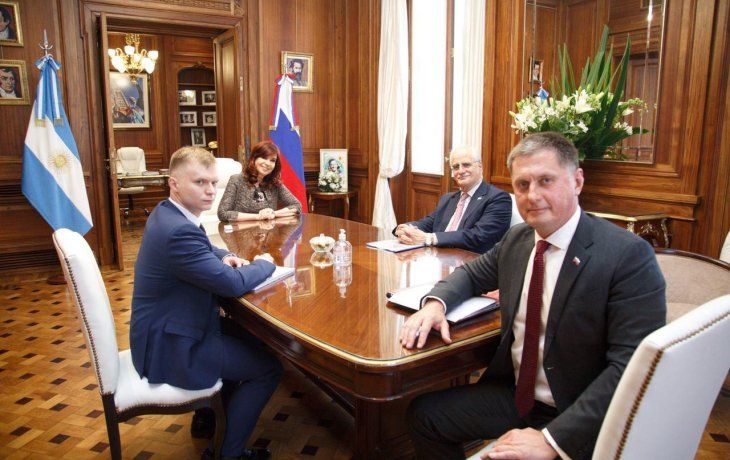 Cristina se reunió con el embajador ruso