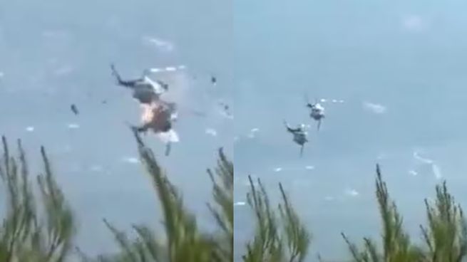 Dos pilotos murieron tras la colisión de dos helicópteros durante un operativo contra incendios forestales en Grecia.