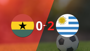 mundial 2022: uruguay saco el triunfo por 2-0 ante ghana