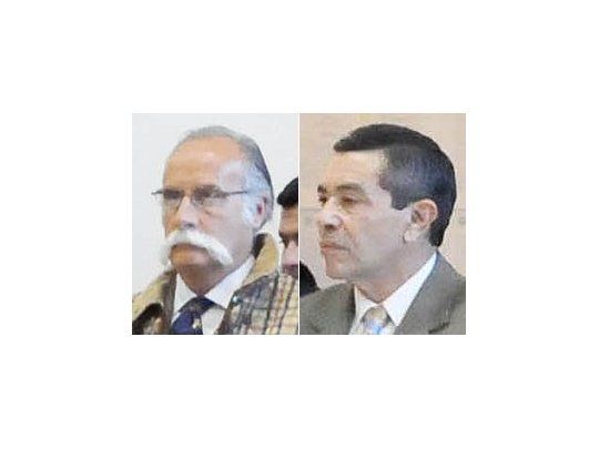 Los represores fugados Jorge Olivera y Gustavo De Marchi.