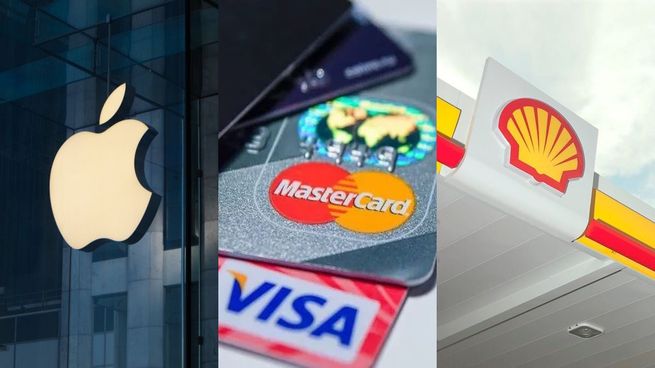Apple, Visa, Mastercard y Shell, alguna de las empresas que anunciaron medidas contra Rusia.&nbsp;