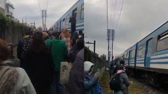 Los pasajeros tuvieron que evacuar el tren tras el choque.