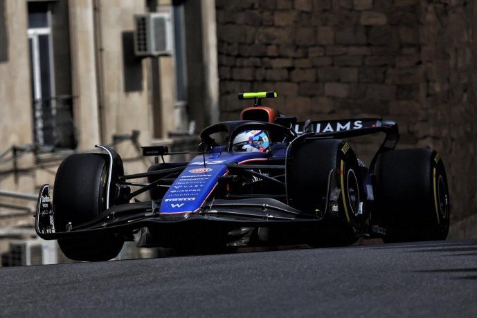 Franco Colapinto corriendo con Williams