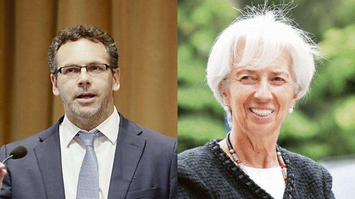 Guido Sandleris y Christine Lagarde