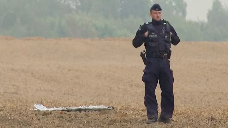 Fuerzas polacas desplegaron armamento para neutralizar los drones, especialmente en las regiones fronterizas con Bielorrusia y Ucrania. Fuerzas polacas desplegaron armamento para neutralizar los drones, especialmente en las regiones fronterizas con Bielorrusia y Ucrania.