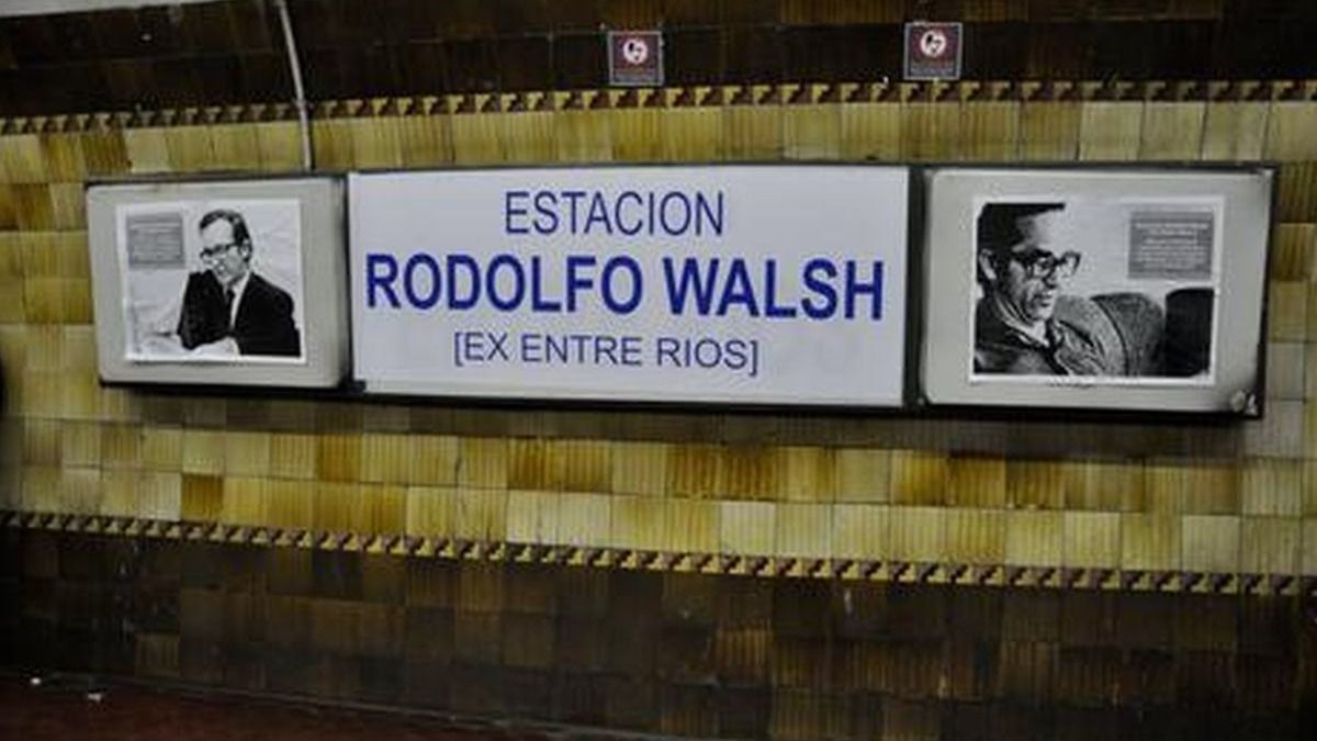 CABA’s Libertad Avanza proposed changing the name of the Rodolfo Walsh subway station