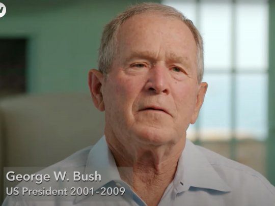 El expresidente de Estados Unidos George W. Bush fue el responsable de la invasión de Afganistán hace 20 años.