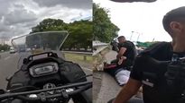 detuvieron a dos delincuentes que escapaban en una camioneta robada en una persecucion de pelicula en la general paz