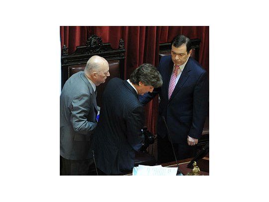 Boudou le toma juramento a Zamora.