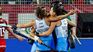 El festejo de Las Leonas cuando terminó el partido. Con este resultado, jugarán ante Australia en semifinales del Mundial 2026.