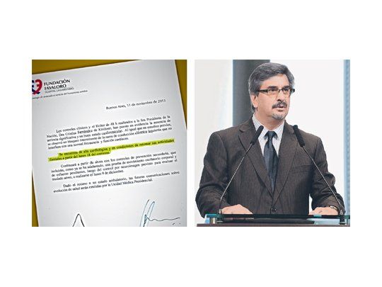 El parte médico de la Fundación Favaloro dictaminó el alta y autorizó a retomar sus “actividades formales” a partir del próximo lunes. El vocero Alfredo Scoccimarro hizo ayer el anuncio. Cadena o teleconferencia.