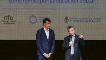Mauricio Macri y Esteban Bullrich.