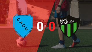 def. unidos y san martin (sj) terminaron sin goles