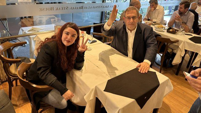 Carlos Maslatón protagonizó otro mitin especial con el peronismo: almorzó con Ofelia Fernández.