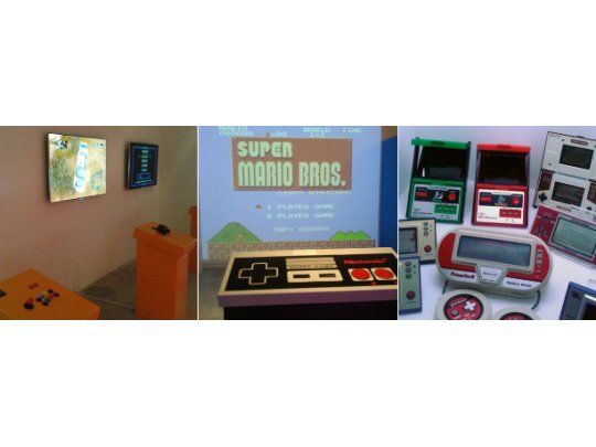 La exposición presenta las consolas de videojuegos más relevantes en la historia de esa industria. Además aporta un ingrediente clave: la participación del público. De los juegos disponibles el anfitrión es un Super Mario Bros. cuyo control simula el original, pero que por sus enormes dimensiones obliga a que dos personas tengan que manipularlo.