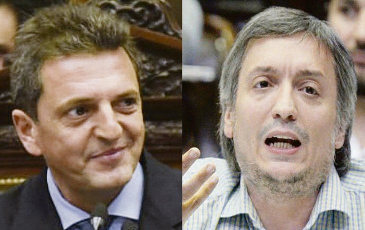 Sergio Massa y M&aacute;ximo Kirchner