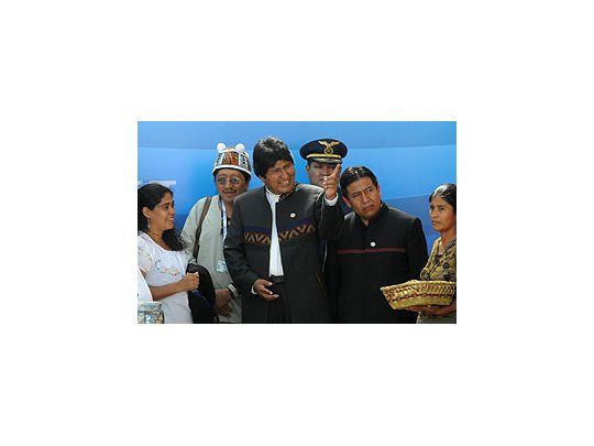 Evo Morales.