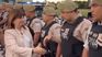 Bullrich saludó a efectivos de fuerzas federales en Rosario.&nbsp;