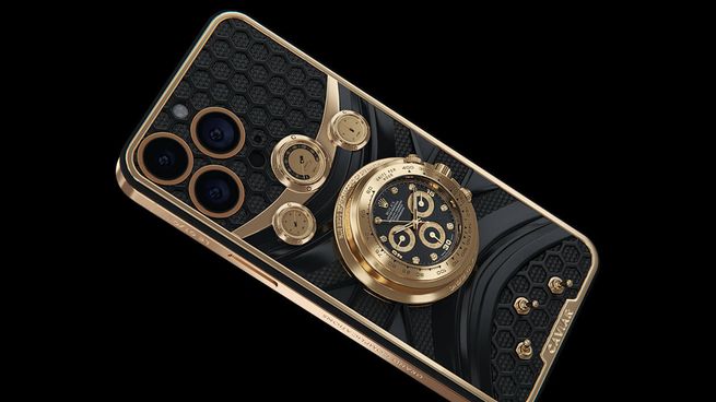 IPhone y Rolex unidos.