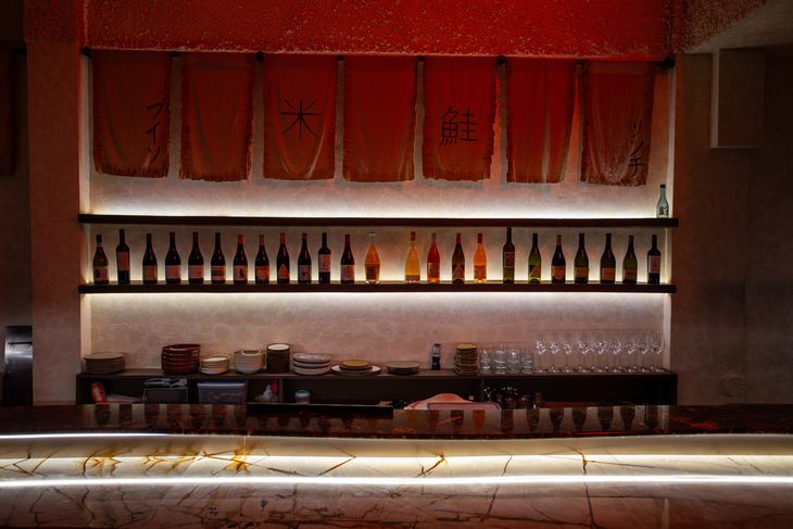 Great variety of wines in Neko. 