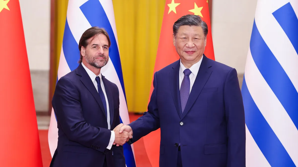 Lacalle Pou will propose a summit with China to Mercosur at the request of Xi Jinping