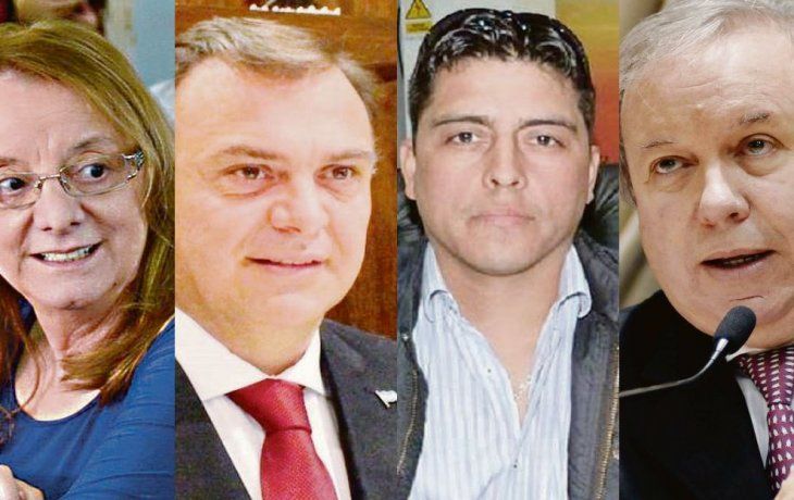 Alicia Kirchner,&nbsp;Javiel Belloni, Claudio Vidal y Daniel Peralta.