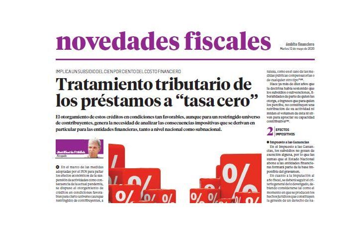 Edición impresa del suplemento Novedades Fiscales