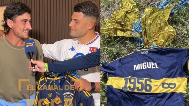 La camiseta lanzada por Boca en homenaje a Miguel Ángel Russo apareció un mes después en un campo de Uruguay.