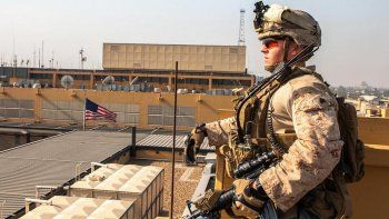 La base de EEUU en Bagdad está en la zona verde.&nbsp;