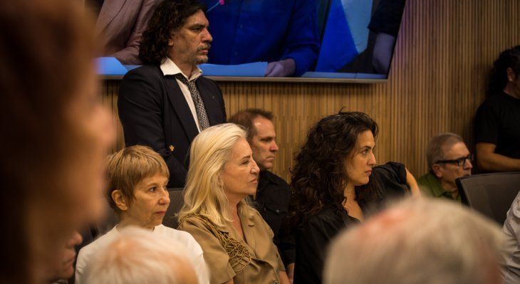Alejandra Flechner, Mercedes Morán y Julieta Díaz presentes en la conferencia de prensa. Alejandra Flechner, Mercedes Morán y Julieta Díaz presentes en la conferencia de prensa.
