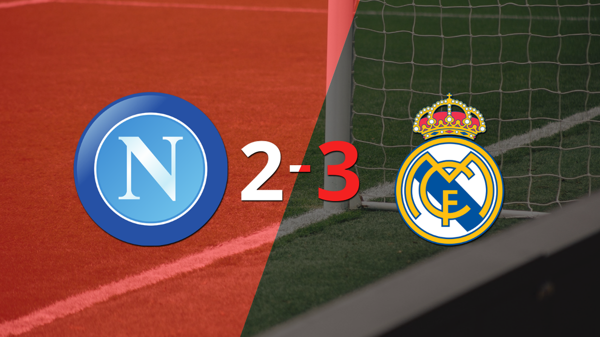 Great game!  Real Madrid beat Napoli 3-2