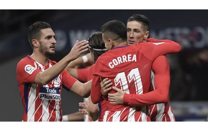 Atlético de Madrid aprovechó su chance para no perder el tren