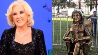 Inauguraron una estatua de Mirtha Legrand: qué dijo La Chiqui