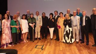 Los premiados en el acto del Fondo Nacional de las Artes. Los premiados en el acto del Fondo Nacional de las Artes.