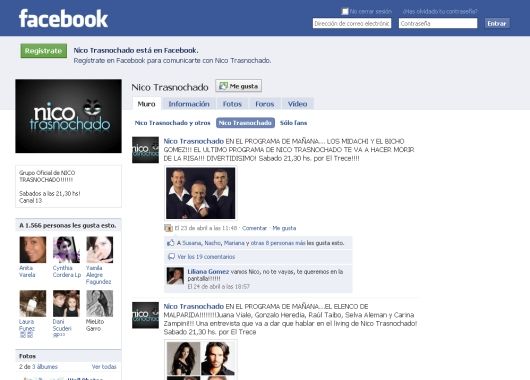 El programa conducido por Nicolás Repetto también tuvo presencia en Facebook.