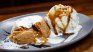 Volcán de dulce de leche.
