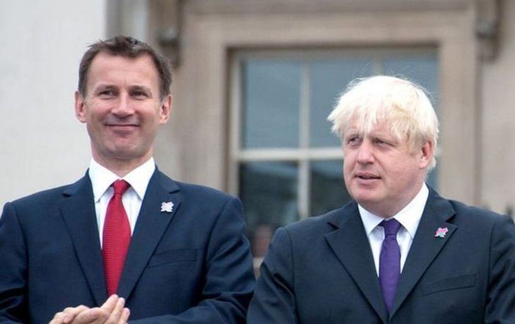 Jeremy Hunt y Boris Johnson son los favoritos para suceder a Theresa May.&nbsp;