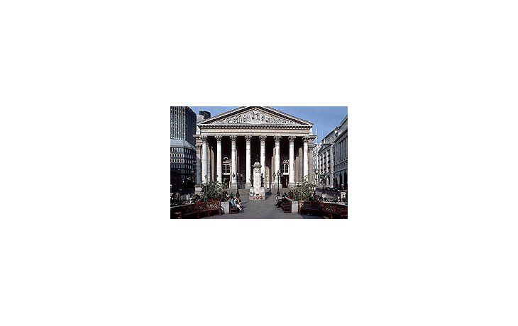 Fachada del London Stock Exchange (LSE).