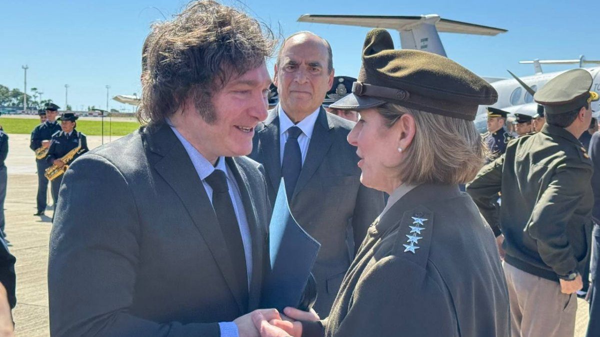 Javier Milei led the ceremony to hand over the Hercules donated by the US