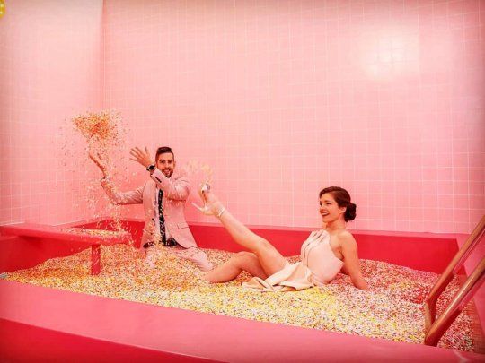 Los decorados están preparados para sacar la selfie más original.&nbsp;