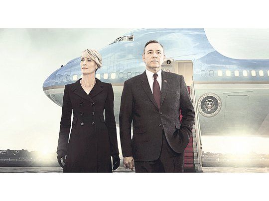 Los Underwood. Robin Wright y Kevin Spacey en la consagratoria serie política de Netflix “House Of Cards”